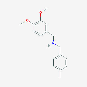 (3,4-Dimethoxybenzyl)(4-methylbenzyl)amine