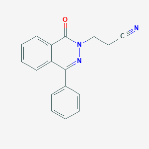 3-(1-Oxo-4-phenylphthalazin-2(1H)-YL)propanenitrile