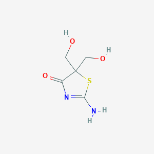 4(5H)-Thiazolone, 2-amino-5,5-bis(hydroxymethyl)-