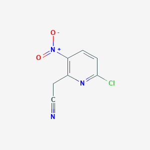 2-(6-Chloro-3-nitropyridin-2-YL)acetonitrile