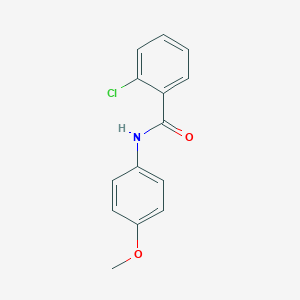 molecular formula C14H12ClNO2 B184929 2-chloro-N-(4-methoxyphenyl)benzamide CAS No. 7508-77-2