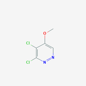 molecular formula C5H4Cl2N2O B184940 3,4-Dichloro-5-methoxypyridazine CAS No. 63910-32-7