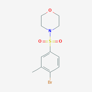 molecular formula C11H14BrNO3S B184946 4-(4-BROMO-3-METHYLPHENYLSULFONYL)MORPHOLINE CAS No. 380846-85-5