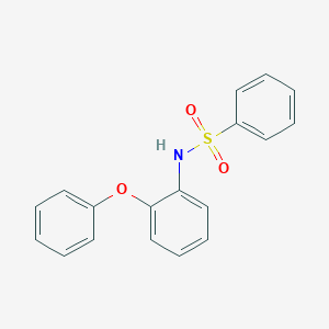 molecular formula C18H15NO3S B184947 N-(2-phenoxyphenyl)benzenesulfonamide CAS No. 106149-16-0