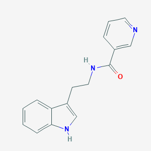 molecular formula C16H15N3O B184955 Tryptamide CAS No. 29876-14-0