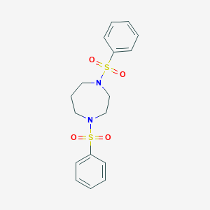 molecular formula C17H20N2O4S2 B184958 1,4-Bis(phenylsulfonyl)-1,4-diazepane CAS No. 5451-44-5