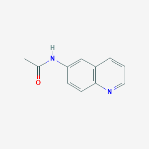 molecular formula C11H10N2O B184974 N-(quinolin-6-yl)acetamide CAS No. 22433-76-7