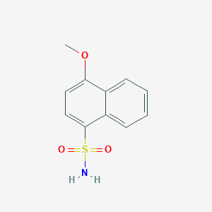 molecular formula C11H11NO3S B184985 4-Methoxynaphthalene-1-sulfonamide CAS No. 95834-50-7