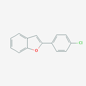 molecular formula C14H9ClO B184987 2-(4-Chlorophenyl)-1-benzofuran CAS No. 39195-66-9