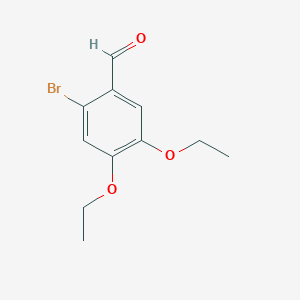 molecular formula C11H13BrO3 B184990 2-Bromo-4,5-diethoxybenzaldehyde CAS No. 91335-51-2
