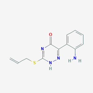 3-(Allylthio)-6-(2-aminophenyl)-1,2,4-triazin-5-OL