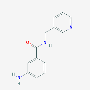 3-amino-N-(pyridin-3-ylmethyl)benzamide