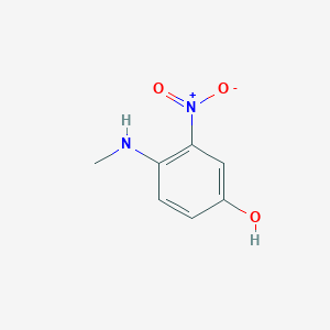 molecular formula C7H8N2O3 B185000 4-(Methylamino)-3-nitrophenol CAS No. 14703-89-0