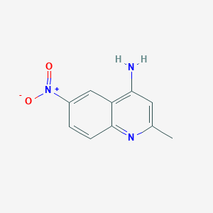 molecular formula C10H9N3O2 B185003 2-Methyl-6-nitroquinolin-4-amine CAS No. 99185-71-4