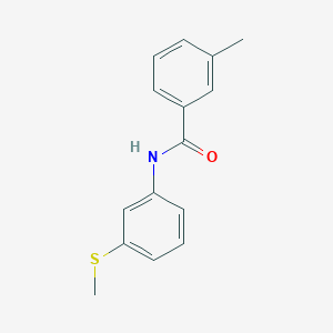 B185004 3-methyl-N-[3-(methylsulfanyl)phenyl]benzamide CAS No. 723262-72-4