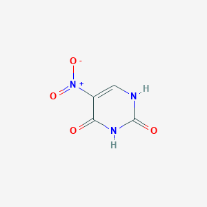 molecular formula C4H3N3O4 B018501 5-Nitrouracil CAS No. 611-08-5