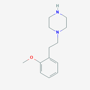molecular formula C13H20N2O B185040 1-(2-Methoxyphenethyl)piperazine CAS No. 147149-54-0