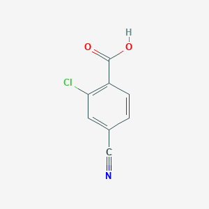 molecular formula C8H4ClNO2 B185041 2-Chloro-4-cyanobenzoic acid CAS No. 117738-77-9