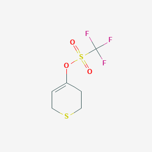 molecular formula C6H7F3O3S2 B185045 3,6-dihydro-2H-thiopyran-4-yl trifluoromethanesulfonate CAS No. 181180-42-7