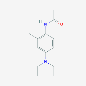 molecular formula C13H20N2O B185052 N-[4-(diethylamino)-2-methylphenyl]acetamide CAS No. 5417-52-7