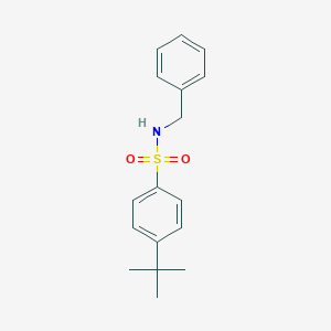 molecular formula C17H21NO2S B185066 N-benzyl-4-tert-butylbenzenesulfonamide CAS No. 321704-15-8