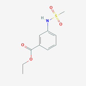 molecular formula C10H13NO4S B185068 Ethyl 3-[(methylsulfonyl)amino]benzoate CAS No. 93884-11-8