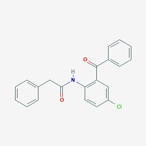 N-(2-benzoyl-4-chlorophenyl)-2-phenylacetamide