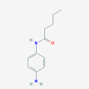 molecular formula C11H16N2O B185072 N-(4-aminophenyl)pentanamide CAS No. 59690-87-8