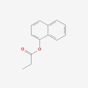molecular formula C13H12O2 B185077 1-Naphthyl propionate CAS No. 3121-71-9