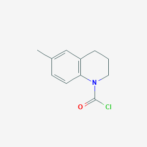 6-Methyl-3,4-dihydroquinoline-1(2H)-carbonyl chloride