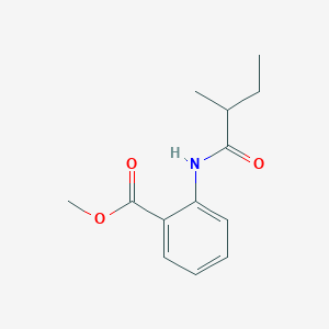 molecular formula C13H17NO3 B185090 methyl 2-[(2-methylbutanoyl)amino]benzoate CAS No. 84604-45-5