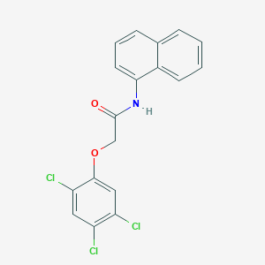 molecular formula C18H12Cl3NO2 B185094 N-(1-naphthyl)-2-(2,4,5-trichlorophenoxy)acetamide CAS No. 5438-88-0