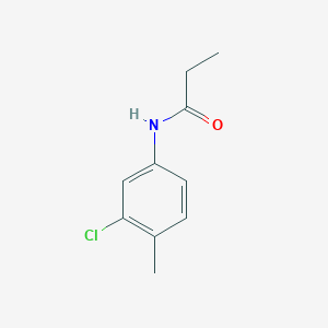 molecular formula C10H12ClNO B185096 N-(3-chloro-4-methylphenyl)propanamide CAS No. 709-97-7