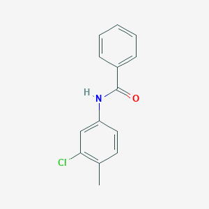molecular formula C14H12ClNO B185101 N-(3-chloro-4-methylphenyl)benzamide CAS No. 10286-78-9