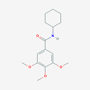molecular formula C16H23NO4 B185112 N-cyclohexyl-3,4,5-trimethoxybenzamide CAS No. 5364-64-7