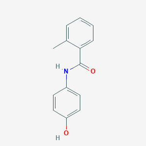 molecular formula C14H13NO2 B185135 N-(4-Hydroxyphenyl)-2-methylbenzamide CAS No. 22978-52-5