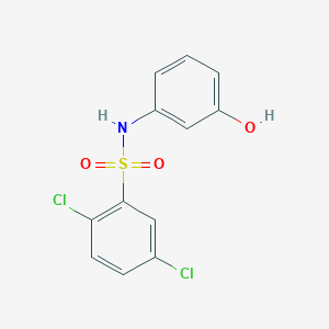 2,5-dichloro-N-(3-hydroxyphenyl)benzenesulfonamide
