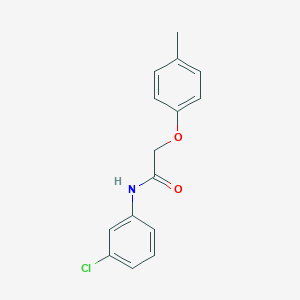 molecular formula C15H14ClNO2 B185142 N-(3-chlorophenyl)-2-(4-methylphenoxy)acetamide CAS No. 62095-66-3