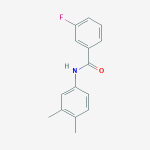 N-(3,4-dimethylphenyl)-3-fluorobenzamide