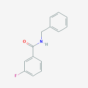molecular formula C14H12FNO B185144 N-benzyl-3-fluorobenzamide CAS No. 671-01-2