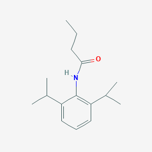 Butanamide, N-[2,6-bis(1-methylethyl)phenyl]-