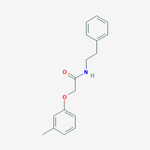 2-(3-methylphenoxy)-N-(2-phenylethyl)acetamide