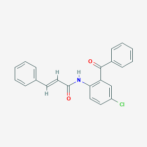 N-(2-benzoyl-4-chlorophenyl)-3-phenylacrylamide