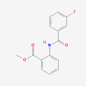 Methyl 2-[(3-fluorobenzoyl)amino]benzoate