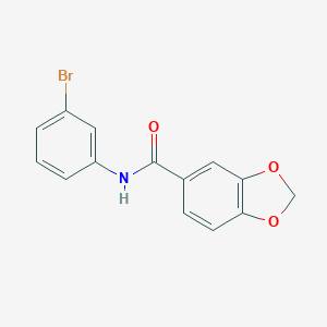N-(3-bromophenyl)-1,3-benzodioxole-5-carboxamide