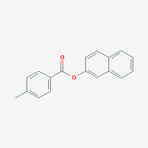 molecular formula C18H14O2 B185190 p-Toluic acid, 2-naphthyl ester CAS No. 84647-13-2