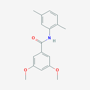molecular formula C17H19NO3 B185192 N-(2,5-dimethylphenyl)-3,5-dimethoxybenzamide CAS No. 5665-12-3