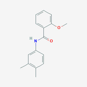 molecular formula C16H17NO2 B185193 N-(3,4-dimethylphenyl)-2-methoxybenzamide CAS No. 512842-15-8