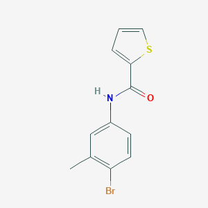 molecular formula C12H10BrNOS B185198 N-(4-bromo-3-methylphenyl)thiophene-2-carboxamide CAS No. 5576-16-9