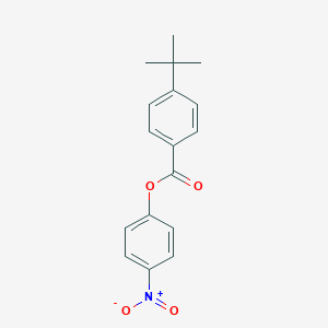 molecular formula C17H17NO4 B185202 (4-Nitrophenyl) 4-tert-butylbenzoate CAS No. 13551-16-1